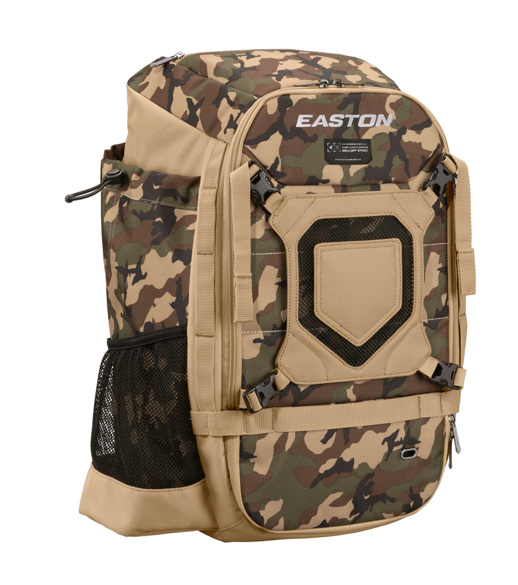 Baseball/Softball-Rucksack Easton WALK-OFF ETHOS BACKPACK - tan/army camo